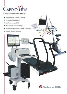 12 Channel Portable ECG Machine Exercise Treadmill ECG Device With ISO13485