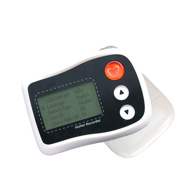 CE / FDA Approved Holter ECG 12 Channel 24-72 Hour Holter White Monitor