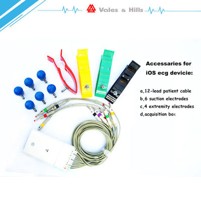 12 Lead ECG Wifi Ecg / Medical Ecg Machine Bluetooth Connection