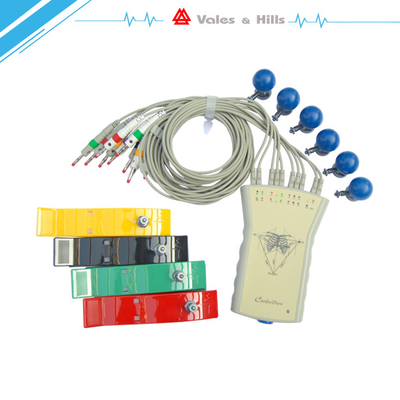 الرمادي 12 الرصاص مول الحجم PC على الحاسوب تخطيط القلب الأجهزة الطبية آلة PC ECG
