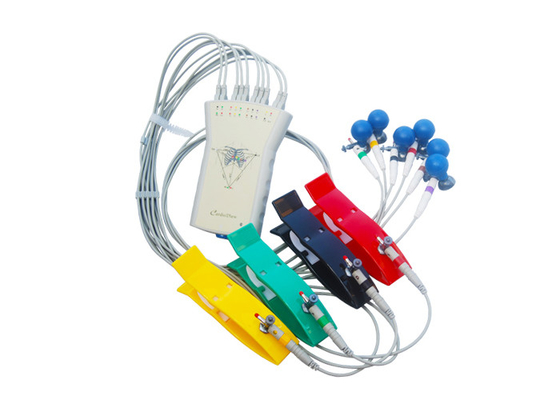 آلة ECG الرقمية إلى جهاز الكمبيوتر ECG الصانع مع محطة اكتساب الرمادي محطة العمل