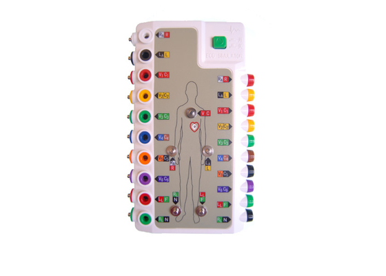IOS اتصال بلوتوث ECG المريض محاكي لمراقبة الرجفان الأذيني الأبيض
