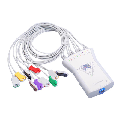 اتصال USB الإجهاد آلة تخطيط القلب الإجهاد نظام تحليل ECG 12 قناة رمادي اكتساب مربع